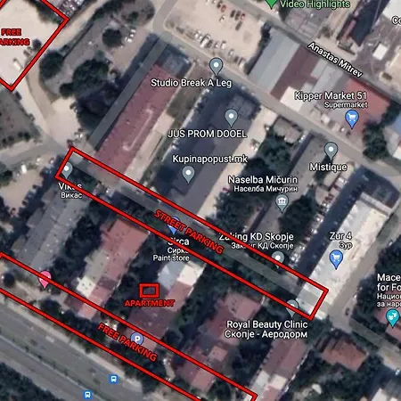 Primestay Duplex Retreat - Free Parking Апартаменти Скоп'є